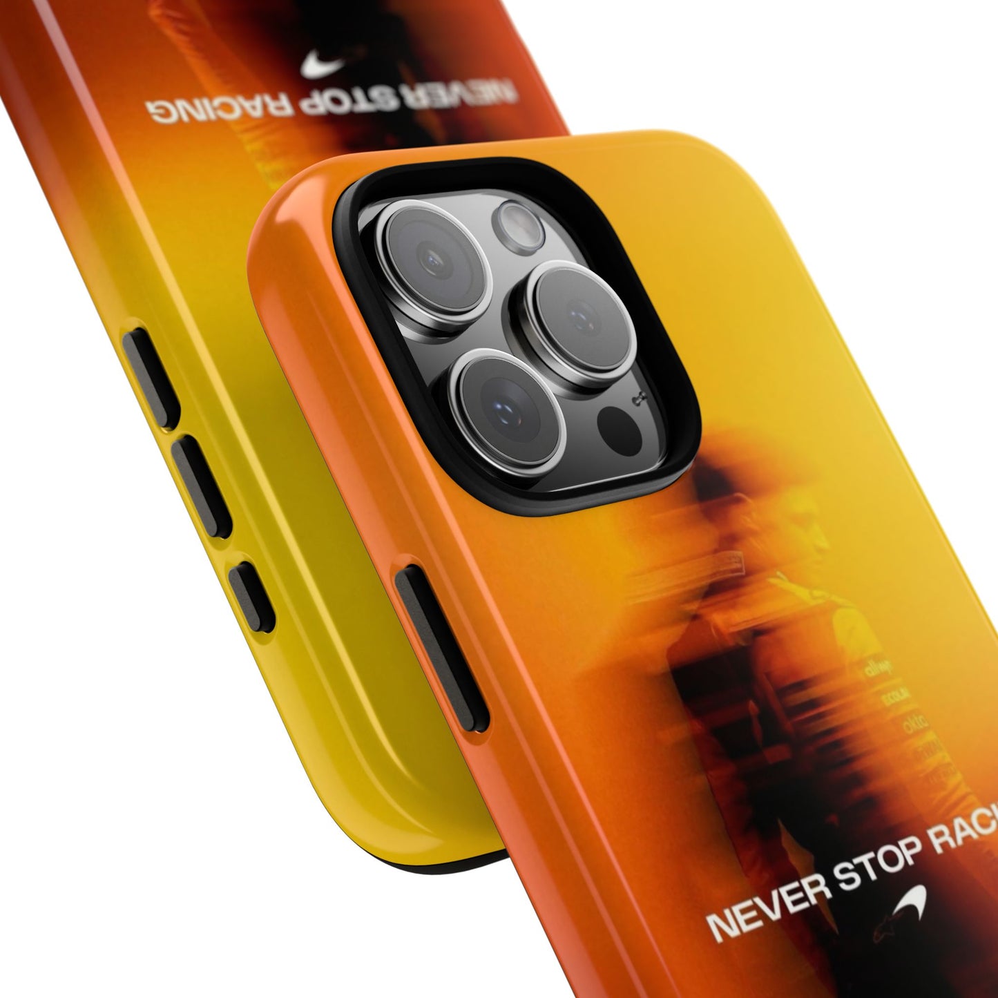 Lando Norris 'Never Stop Racing' Phone Case